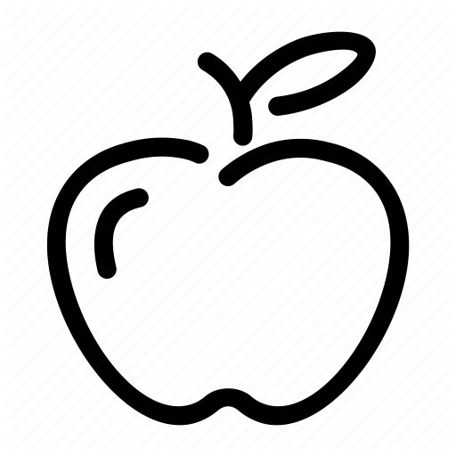 Apple, Breakfast, Food, Fruit, Teacher Icon