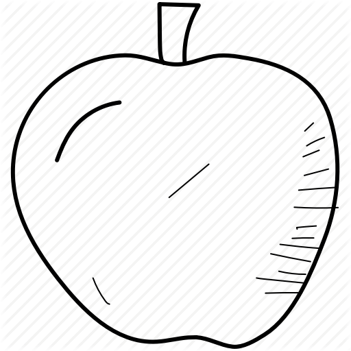 Apple, Fruit, Organic Icon