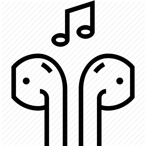 Accessories, Airpods, Apple, Headphones, Music, Note, Yumminky Icon
