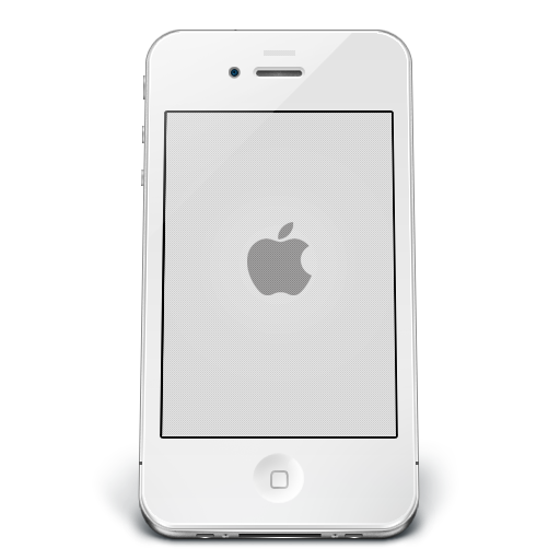 Iphone White Apple Icon Iphone Iconset
