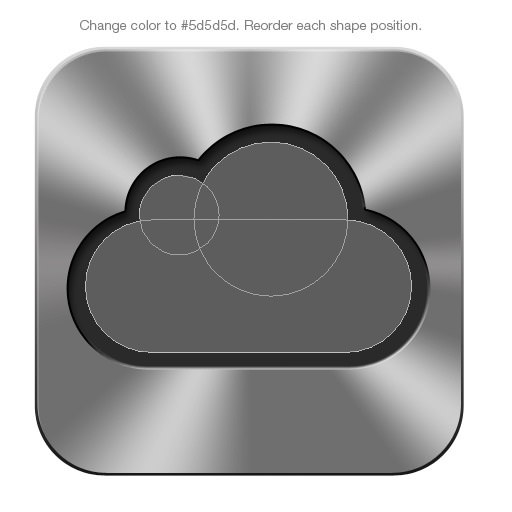 How To Draw Apple Icloud Icon Photoshop Tutorial