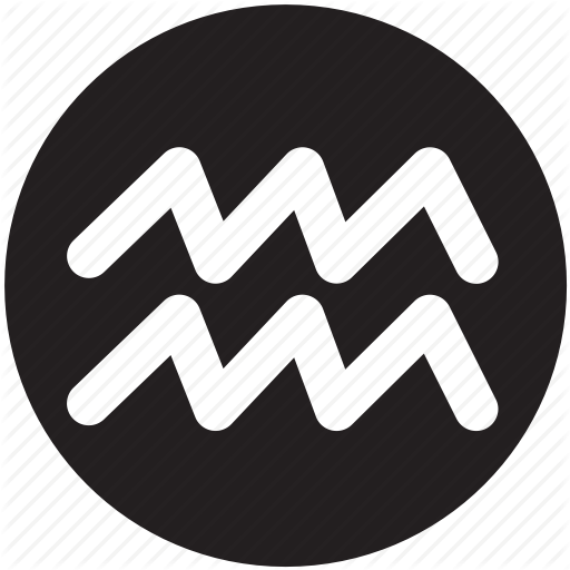 Aquarius, Astrology, Astronomy, Horoscope, Sign, Wave, Zodiac Icon