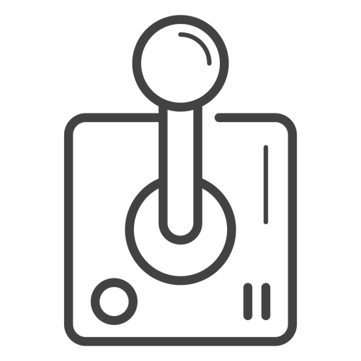 Arcade Stick Stroke Icon