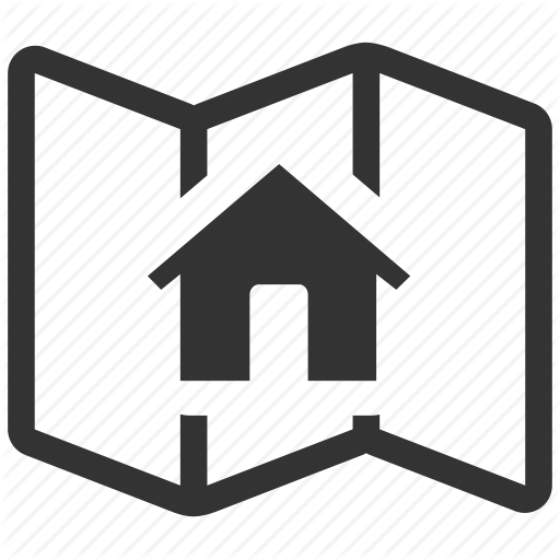 Area, Direction, Home, House, Location, Map, Navigation Icon