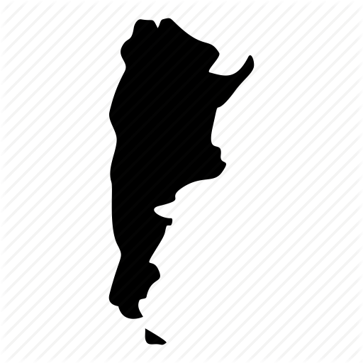Argentina, Country, Location, Map, Republica Argentina Icon