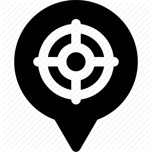 Armory, Marker, Pin, Range, Shooting, Target, Yumminky Icon