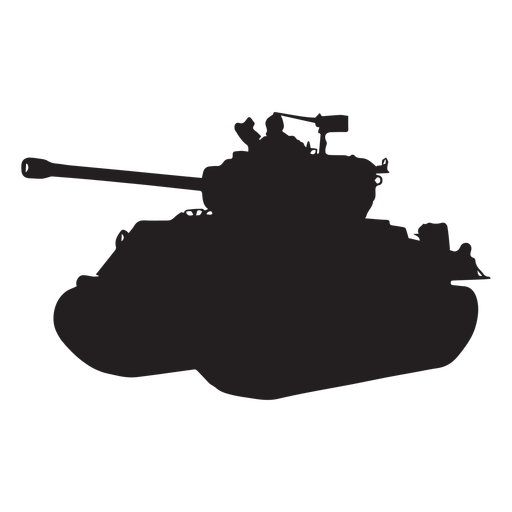 Tank Armoured Vehicle Silhouette