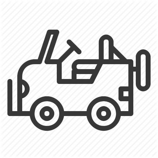 Army, Car, Force, Jeep, Military, Vehicle Icon
