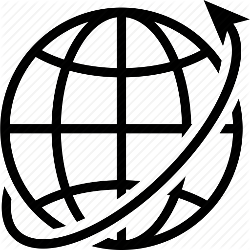 Around The World, Arrow, Earth, Global, Globe, Travel, World Icon