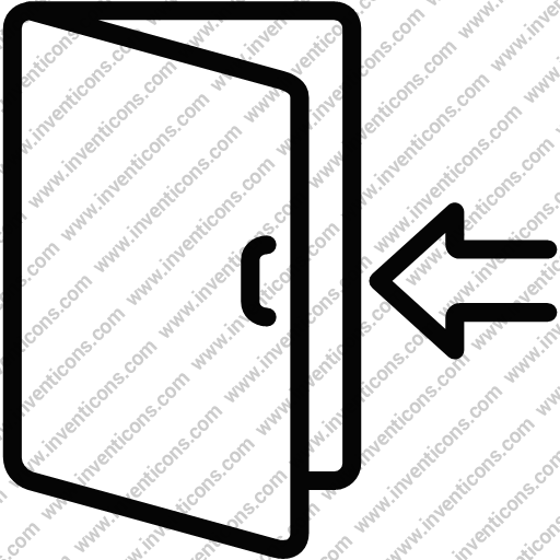 Download Arrival,enter,in,log,login,sign Icon Inventicons