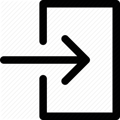 Arrival, Check, Enter, In, Log, Login, Sign Icon