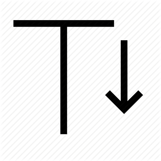 Arrow, Content, Decrease, Size, Text Icon