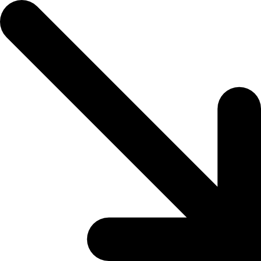 Arrow Pointing Down Right Icons Free Download