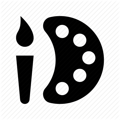 Art, Artist Plate, Colors, Paint Palette, Painting Icon