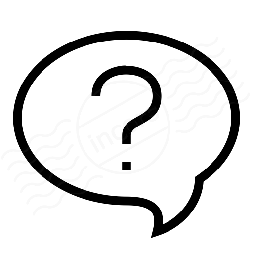 Iconexperience I Collection Speech Balloon Question Icon