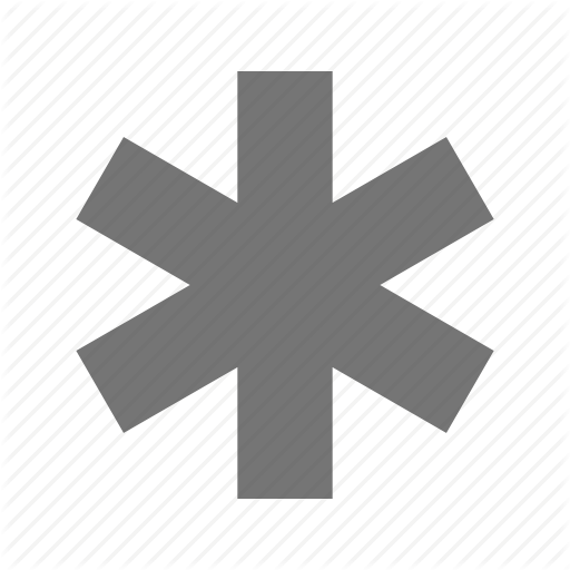 Askterik, Asterix, Medical Icon