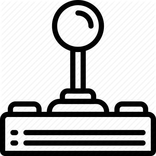 Atari, Console, Joystick, Outline, Retro, Tech, Video Game Icon