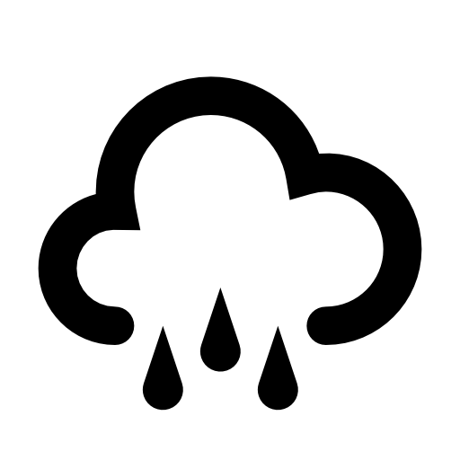 Cloud With Rain Free Vector Icons Designed