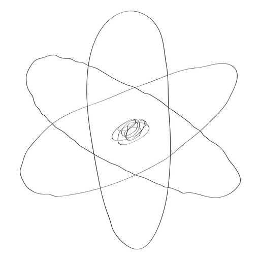 Hand Drawn Atom Icon