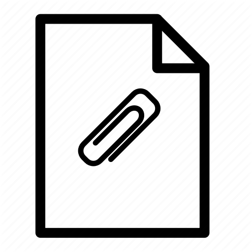 Attach File, File, Icon