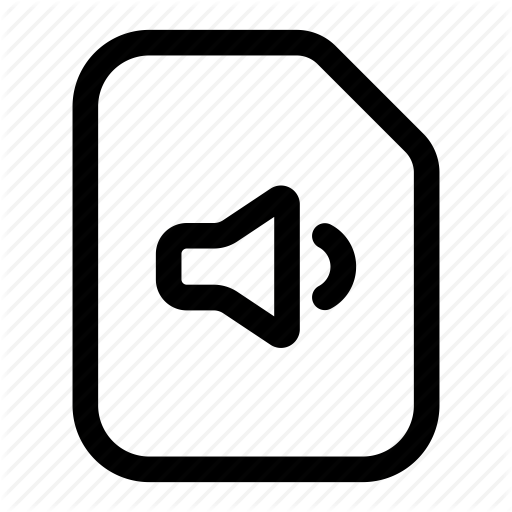 Audio, File, Sound, Speaker Icon