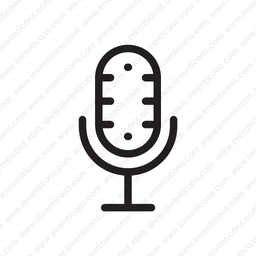 Download Mic,communication,record,news,audio Icon Inventicons