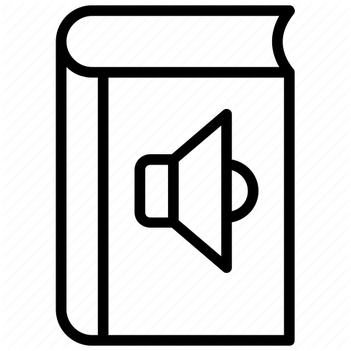 Audio Guide, Audiobook, Book, Ebook, Talking Book Icon