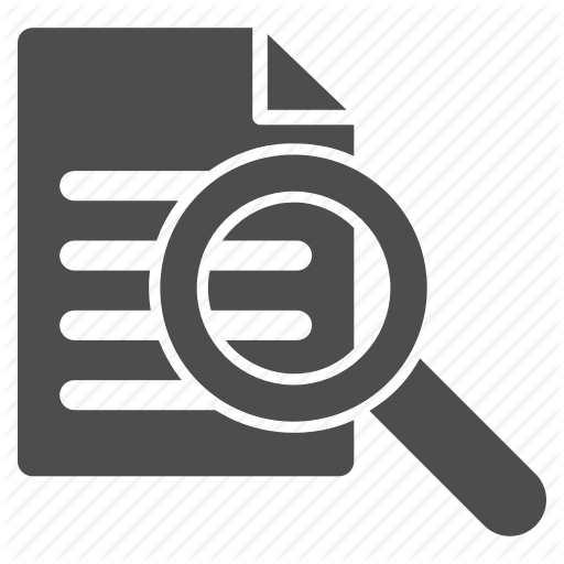 Audit, Check, Document, File, Report, Search, View Icon