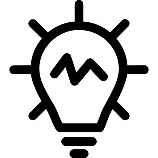 Idea, Networking, Light, Bulb Icon