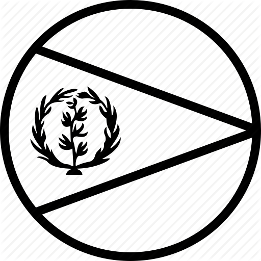 African, Country, Eritrea, Flag Icon