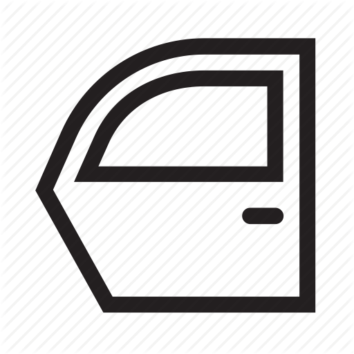Auto, Car, Door, Doorway, Parts Icon