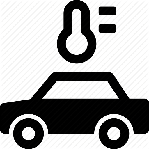 Automobile, Car, Degrees, Heat, Temperature, Vehicle Icon