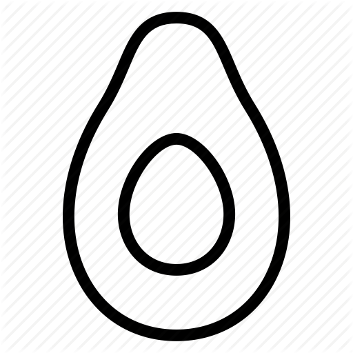 Avocado, Food, Fruit, Vegetable Icon
