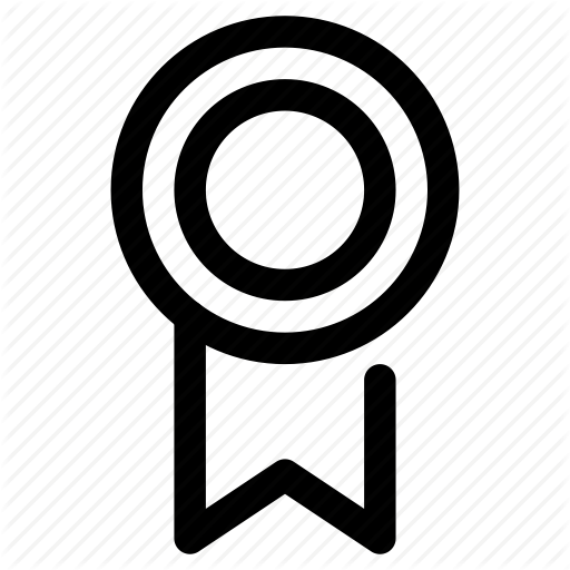 Award, Ribbon Icon