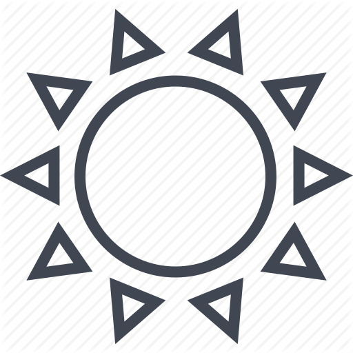 Hot, Summer, Sun, Weather Icon