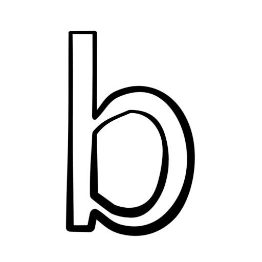 Vector Icon Letter B
