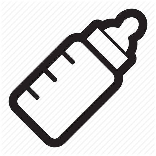 Baby, Baby Bottle, Bottle, Milk Icon