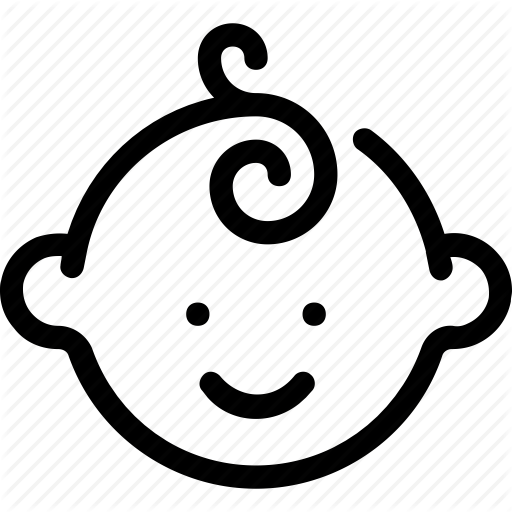 Baby, Boy, Child, Face, Kid, Smile Icon