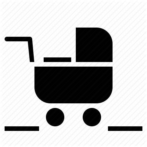 Baby, Carriage, Prams, Strollers Icon