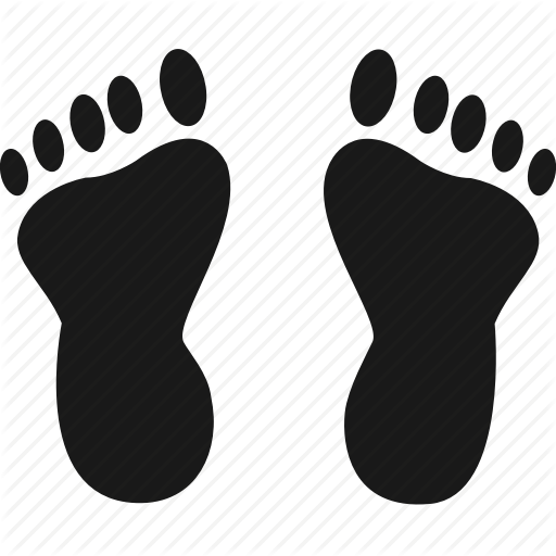 Baby, Feet, Foot Prints, Human Icon