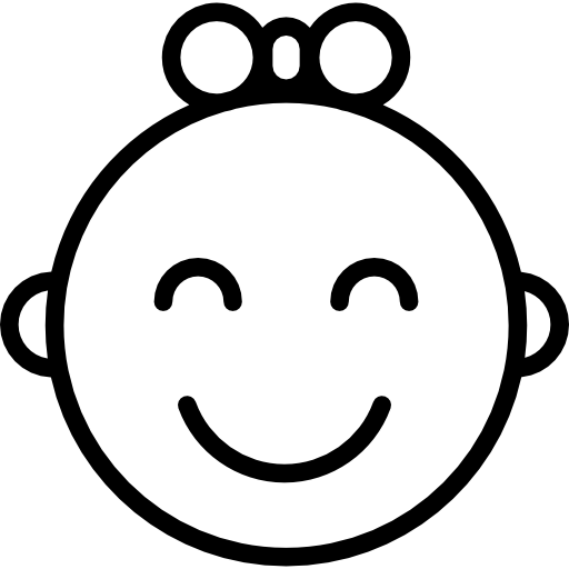 Happy Baby Girl Icons Free Download