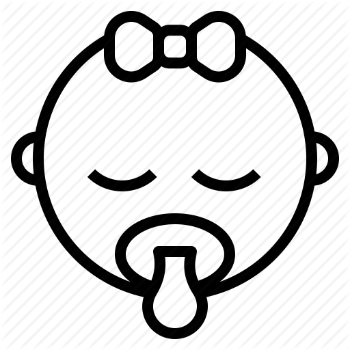 Baby, Girl, Kid, Newborn Icon