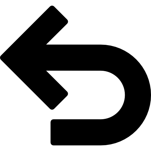 Return Arrow Curve Pointing Left