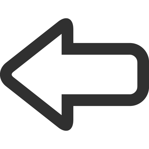 Back Icon Mono General Iconset Custom Icon Design