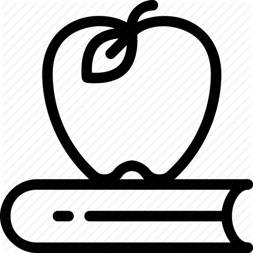 Apple, Back To School, Book, Education, Reading, School Icon