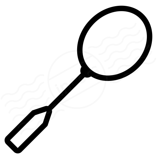 Iconexperience I Collection Badminton Racket Icon