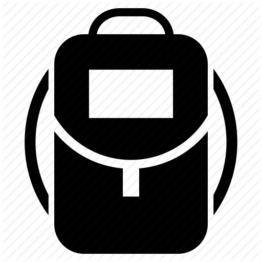 Backpack, Bag, Shoulder Bag, Student Bag Icon