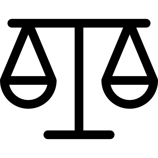 Balancing Scale Outline Icons Free Download