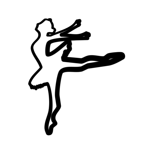 Black Ballerina Ballet Icon