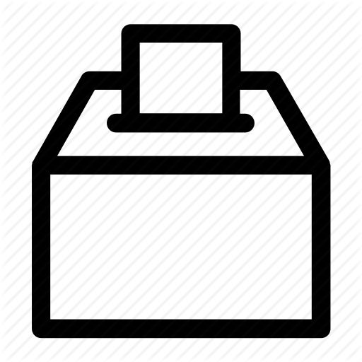 Ballot, Box, Elections, Paper, Square, Vote Icon